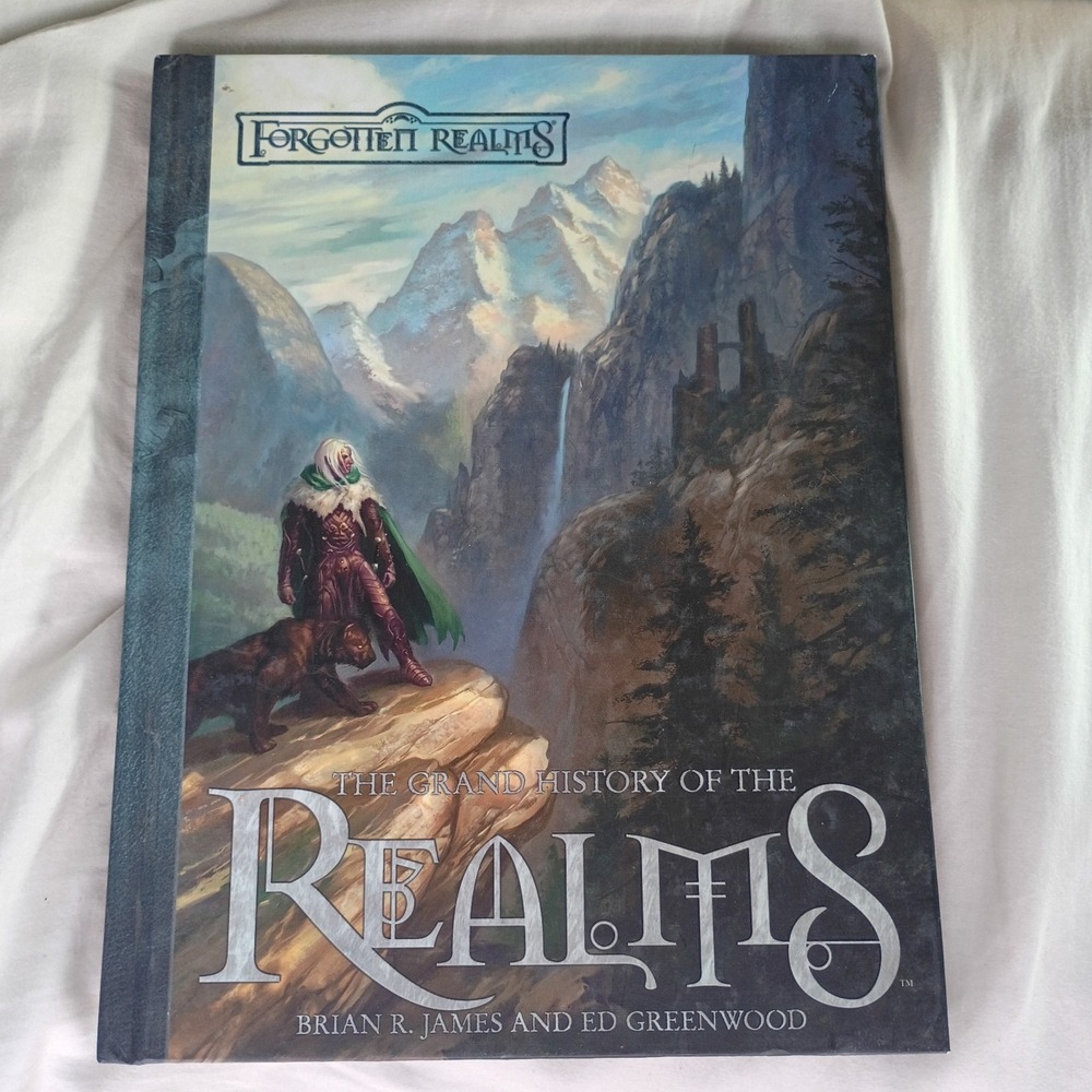 D&D Forgotten Realms Grand History of the Realms - d20 RPG 1st Print Hardcover